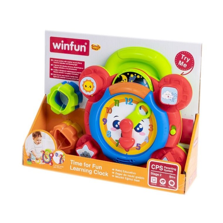 Smily Play, Mój pierwszy zegar, zabawka niemowlęca