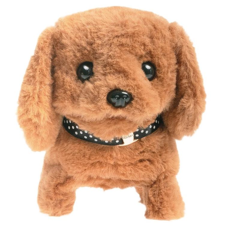 Smily Play, piesek chodzący, maskotka interaktywna, brązowy