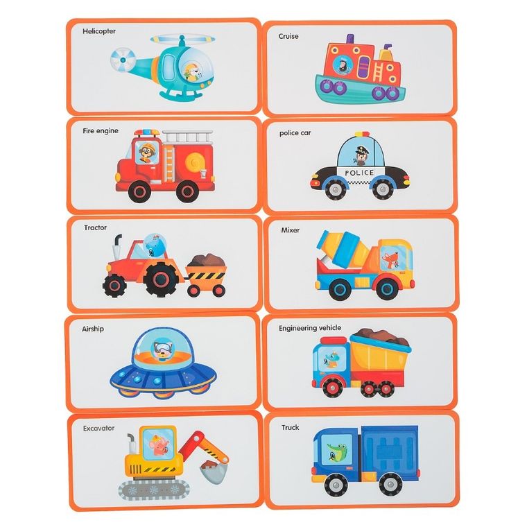 Smily Play, układanka magnetyczna, pojazdy