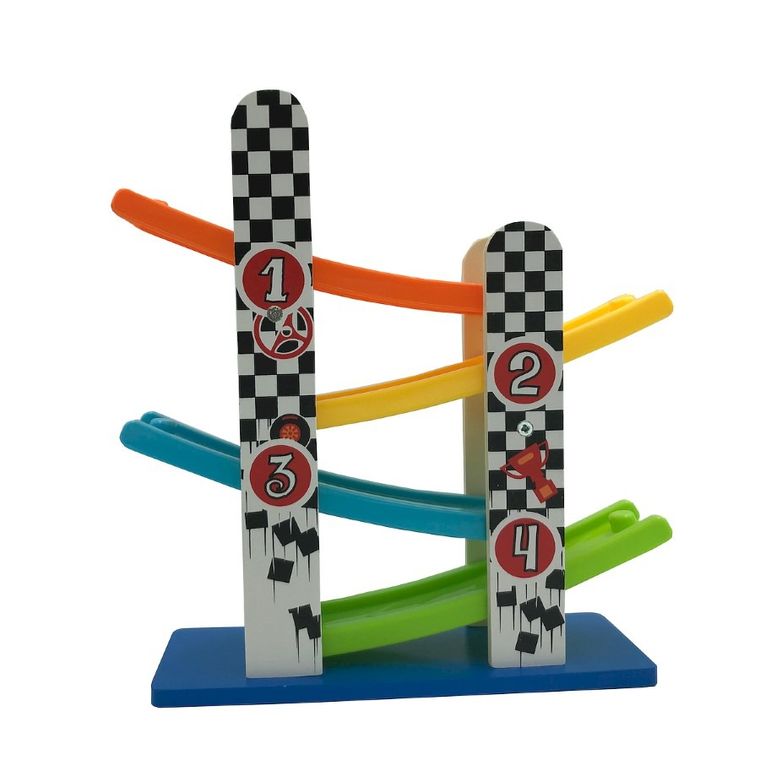 Smily Play, zjeżdżalnia z autami, tor wyścigowy