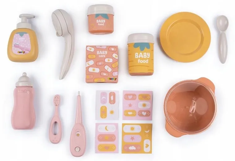 Smoby, Baby Nurse, akcesoria opiekunki