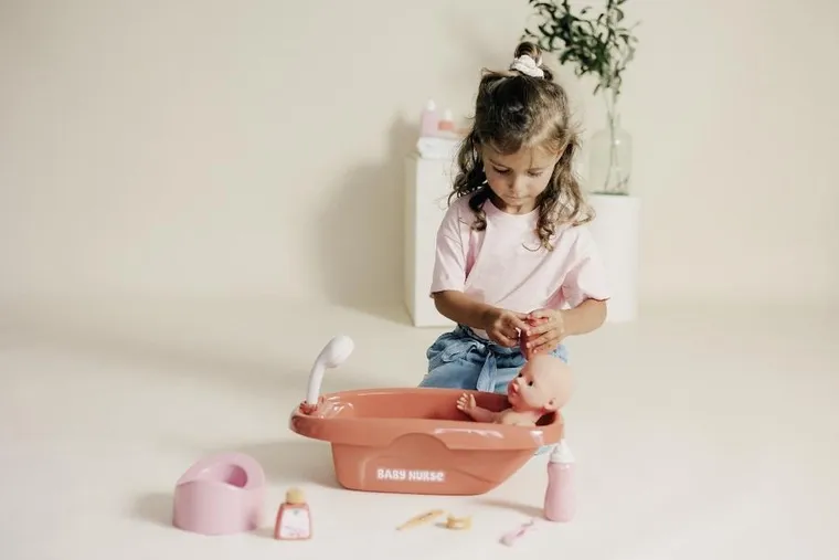 Smoby, Baby Nurse, zestaw do kąpieli dla lalki