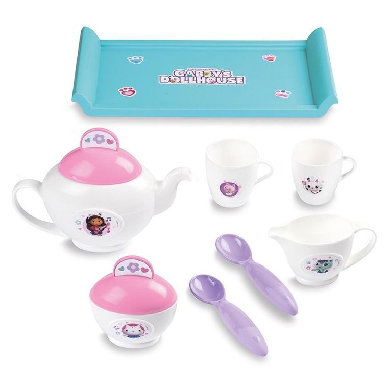 Smoby, Koci domek Gabi, taca z zastawą