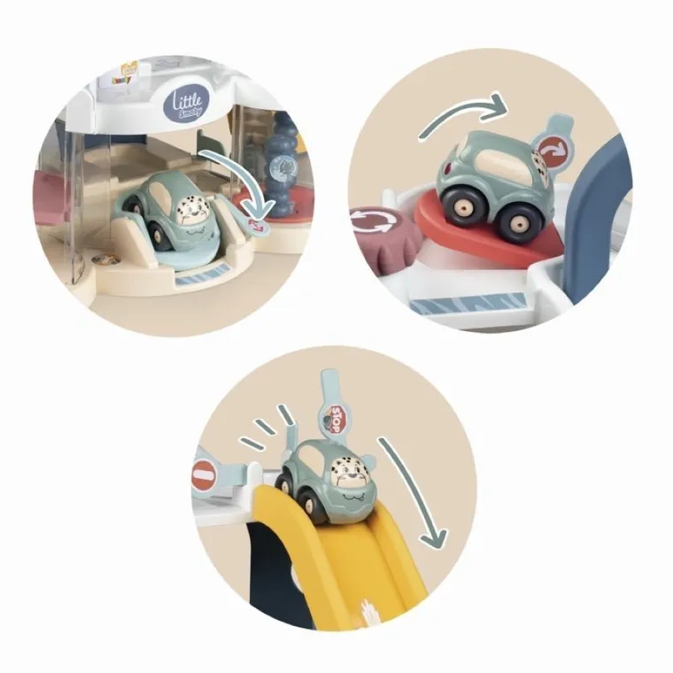 Smoby, Little Smoby, Mój Pierwszy garaż, Samochodzik, zestaw