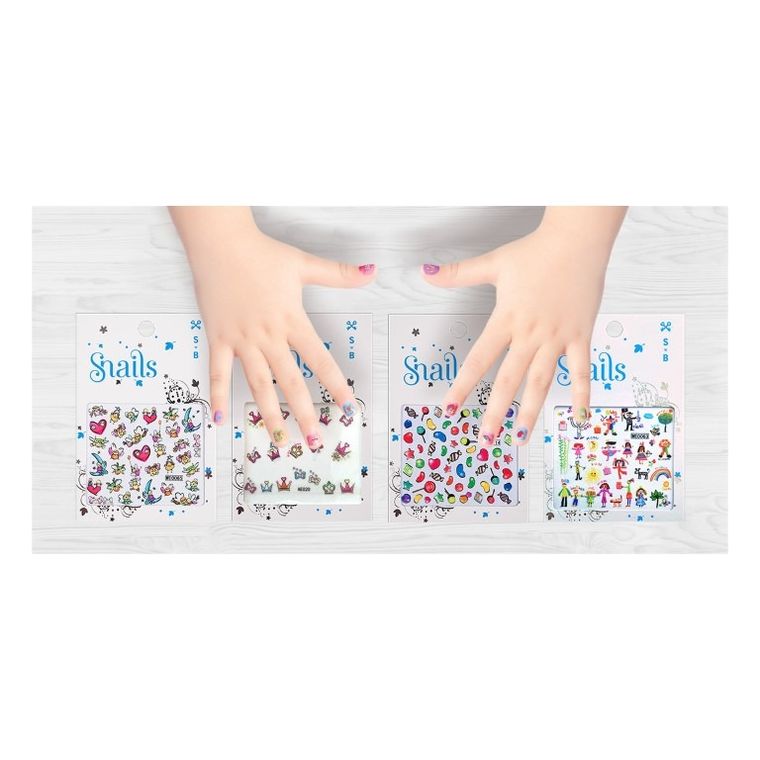 Snails, Nail Wrap, Quack Quack, naklejki na paznokcie dla dziewczynek