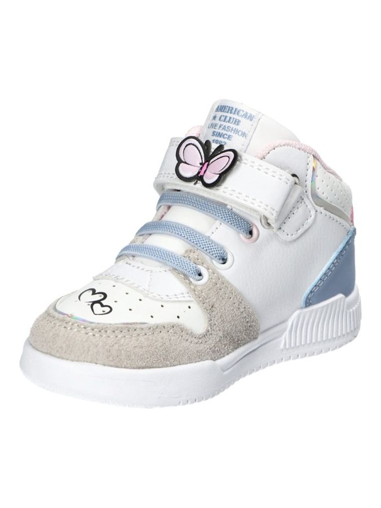 Sneakersy dziewczęce, białe, American Club