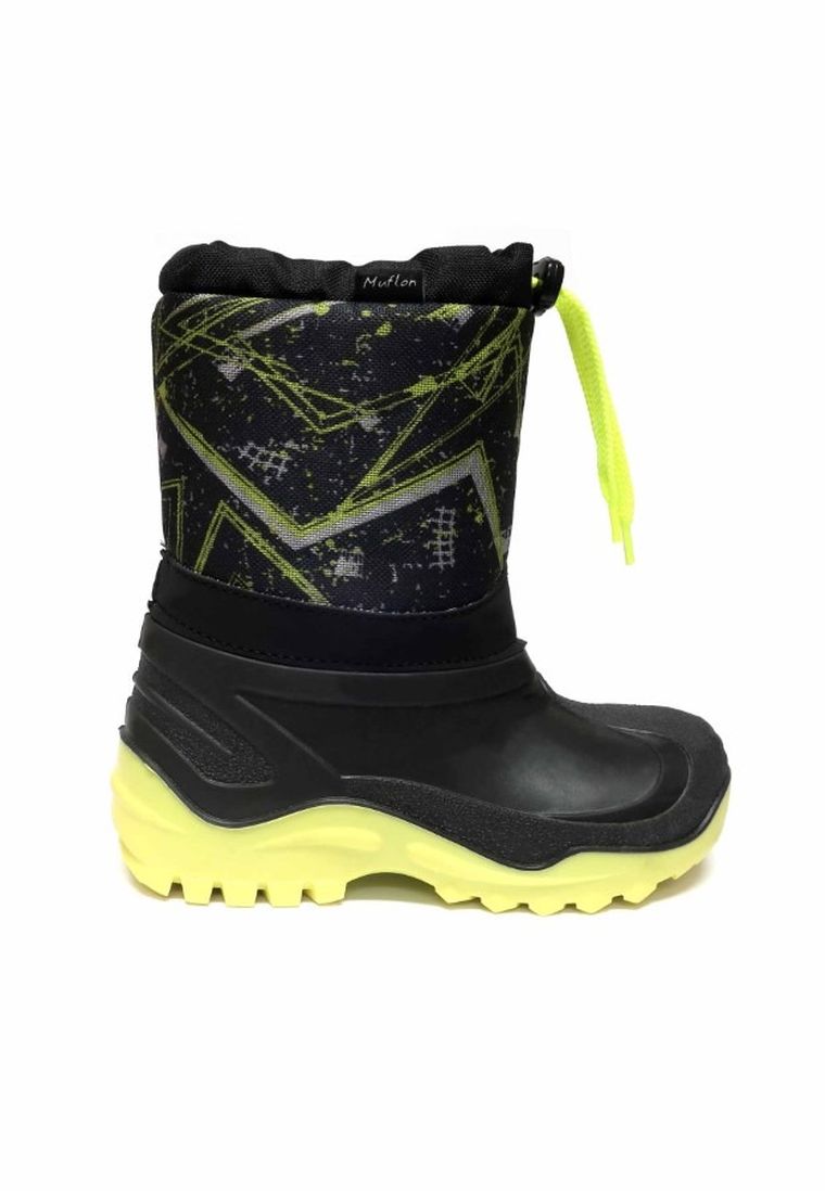 Śniegowce chłopięce, czarne, Muflon