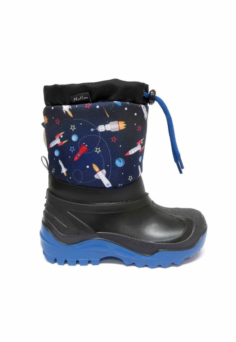 Śniegowce chłopięce, granatowe, Muflon