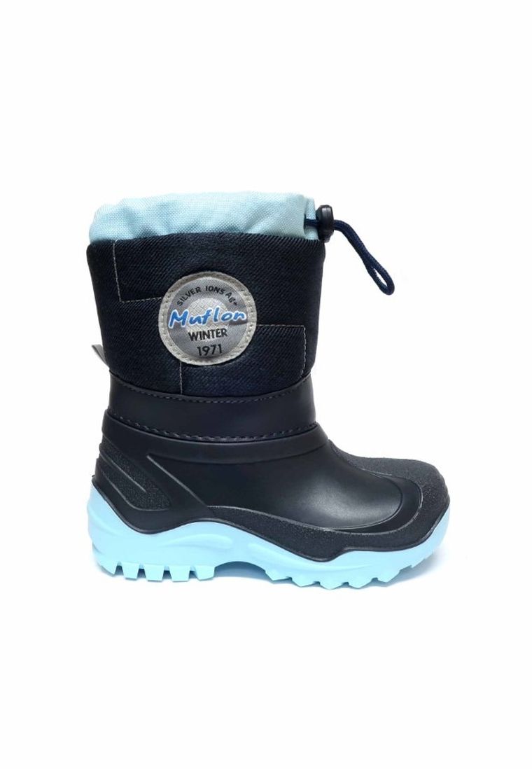 Śniegowce chłopięce, granatowe, Muflon