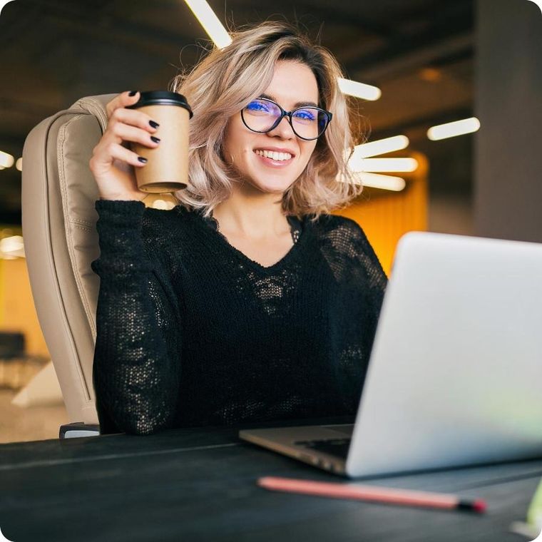 Sofotel, Porto, fotel biurowy, beżowy