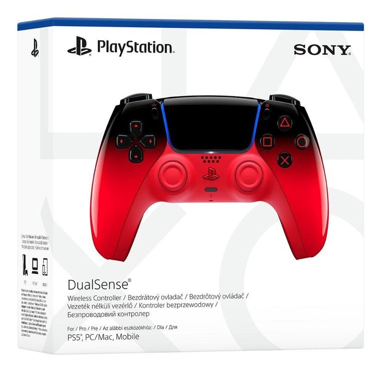 Sony, DualSense PS5, kontroler, Techno Red New Edition
