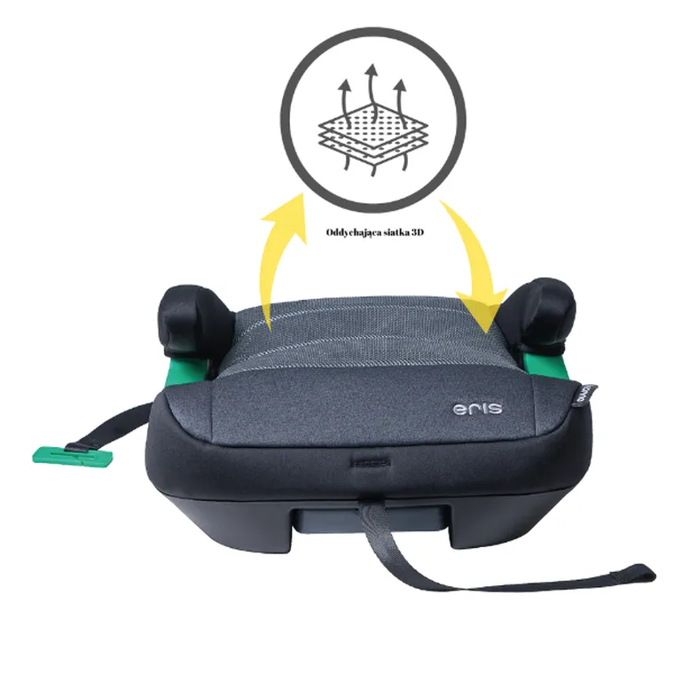 Sorino, Eris, podstawka samochodowa, dark grey, 125-150 cm