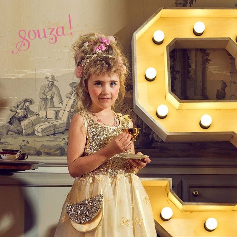 Souza! Angelique, tiulowa sukienka wizytowa, 5-7 lata