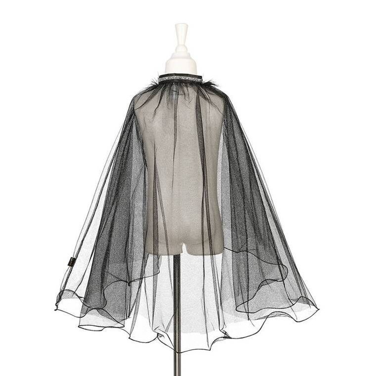 Souza! Julietta, czarny kostium, peleryna tiulowa, 5-7 lat