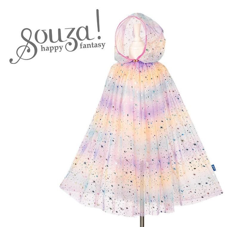 Souza! Julyanne, tęczowa peleryna z kapturem, wróżka, strój, 5-7 lat