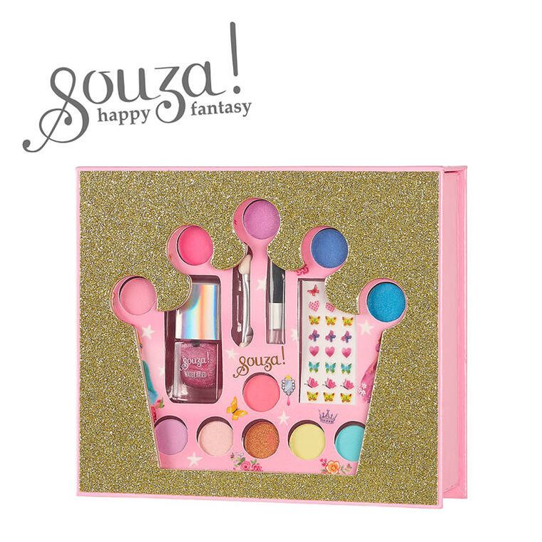 Souza! Korona, szkatułka z kosmetykami do makijażu, 15 elementów