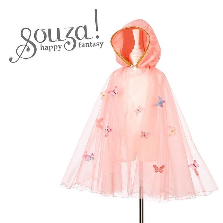 Souza! Lilyanne, peleryna z kapturem w motyle, strój, 5-7 lat