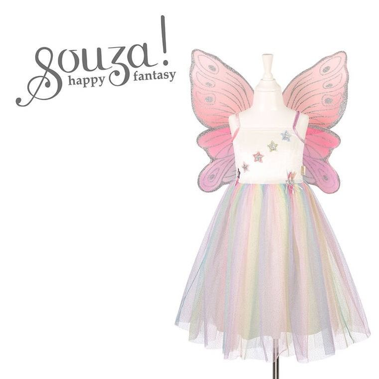 Souza! Louanne, sukienka i skrzydła motyl, wróżka, strój, 3-4 lata