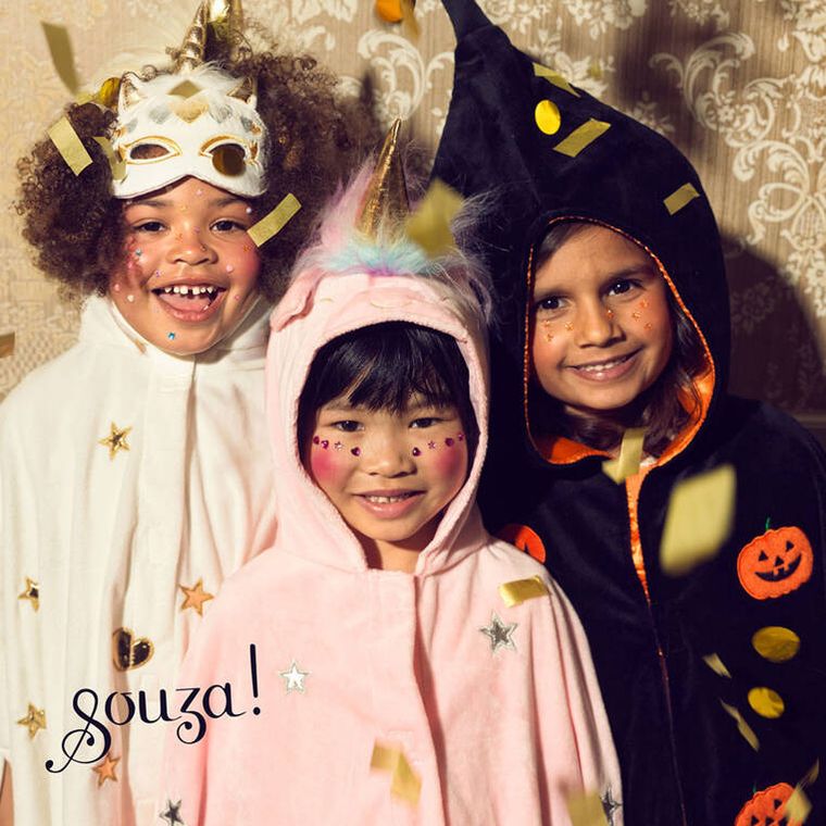 Souza! peleryna na Halloween, kostium dynia, kostium, 4-8 lat