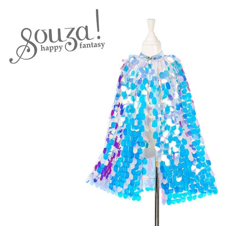 Souza! Syrenka Lorelie, peleryna cekinowa, strój, 3-4 lata
