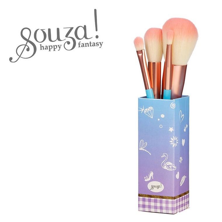 Souza! zestaw pędzli do makijażu, 4 szt.