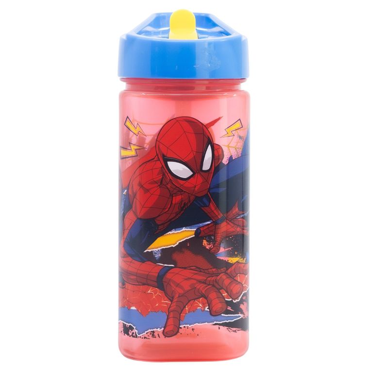 Spider-Man, Bidon Square ze słomką, 510 ml