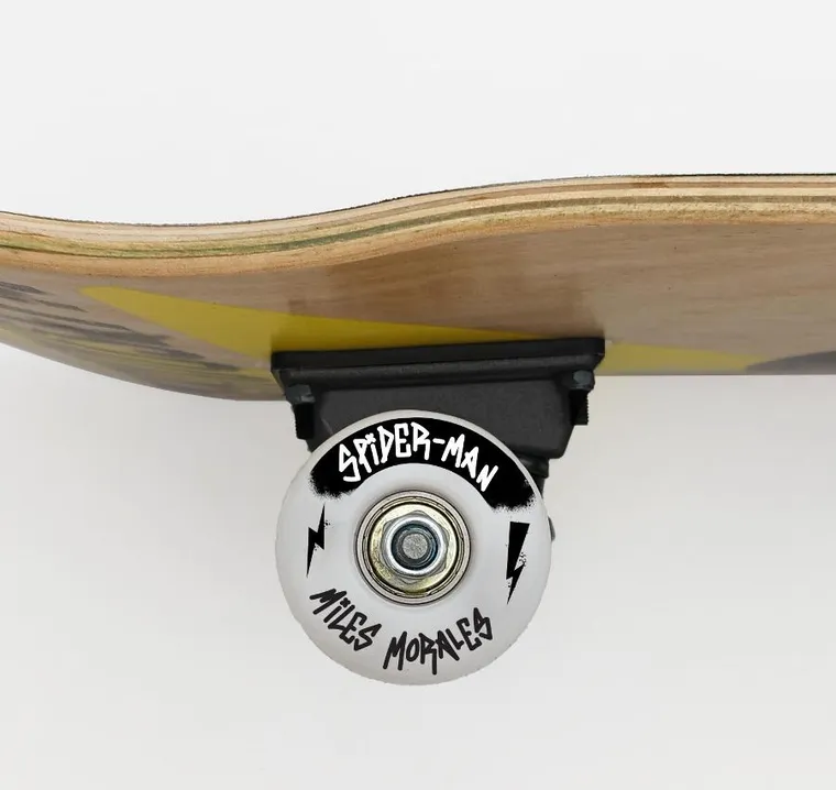 Spider-Man, drewniana deskorolka, Miles Morales