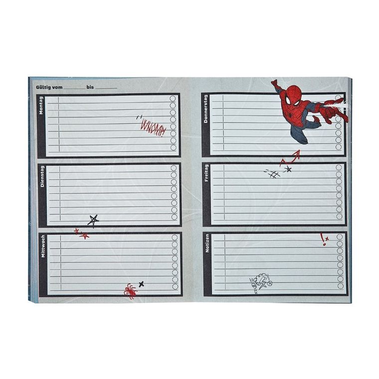 Spider-Man, plan lekcji, A5