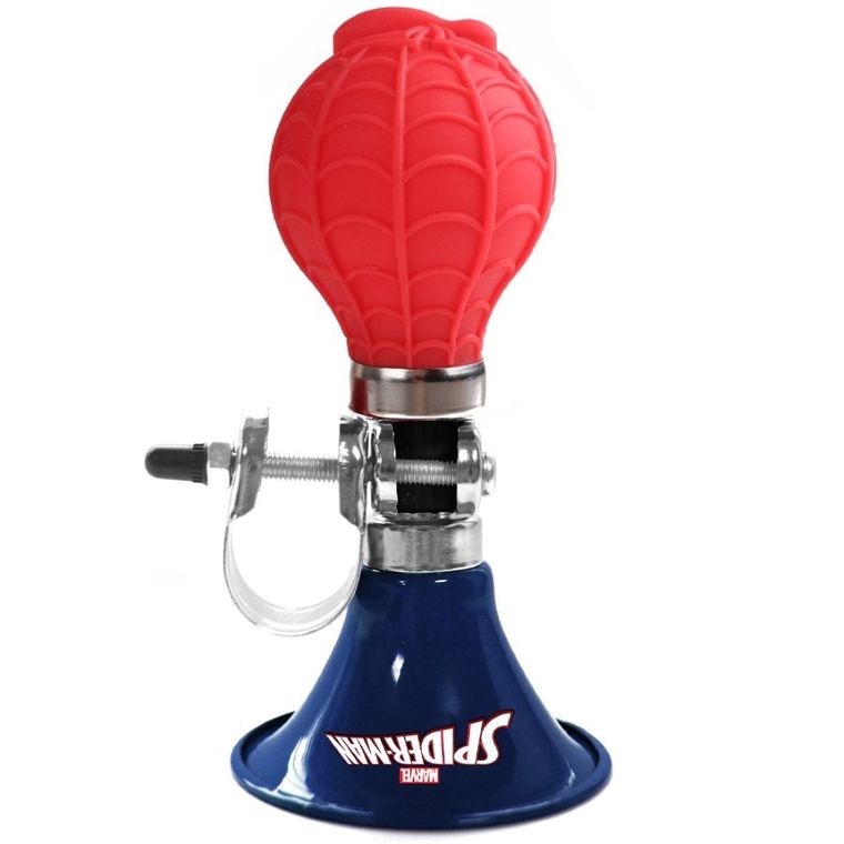 Spider-Man, trąbka rowerowa