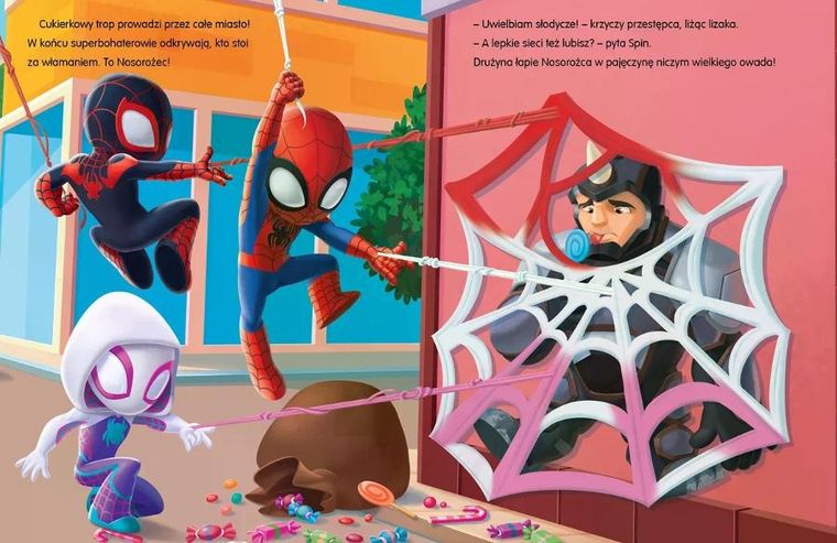 Spidey i Super-kumple. Niech leci sieć! Przesuń, odkryj, DZIAŁAJ!