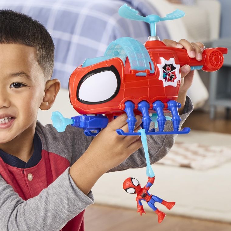 Spidey i Super-Kumple, Spidey i Helikopter Pajęczej Drużyny, zestaw do zabawy