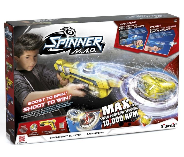 Spinner M.A.D., Single Shot Blaster, wyrzutnia spinerów