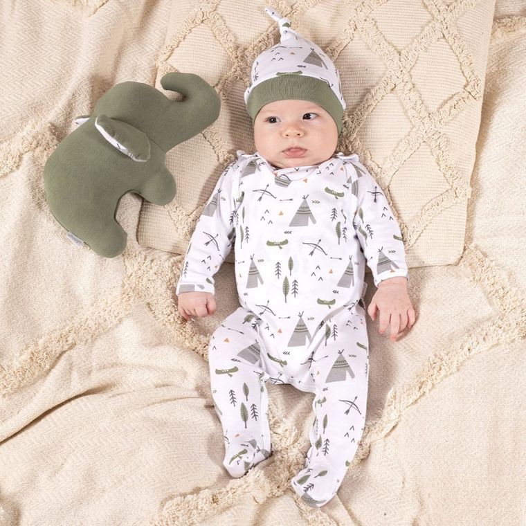 Śpiochy chłopięce, białe, Nicol