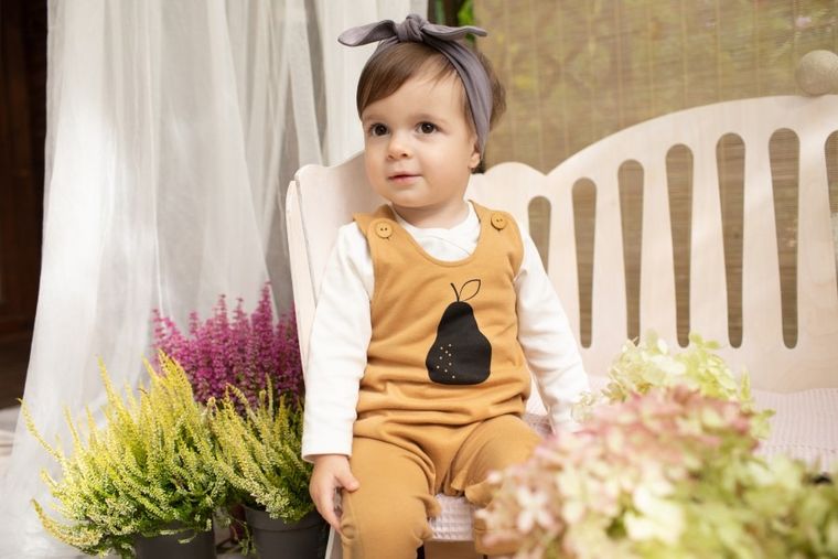 Śpiochy dziewczęce, musztardowe, Pinokio