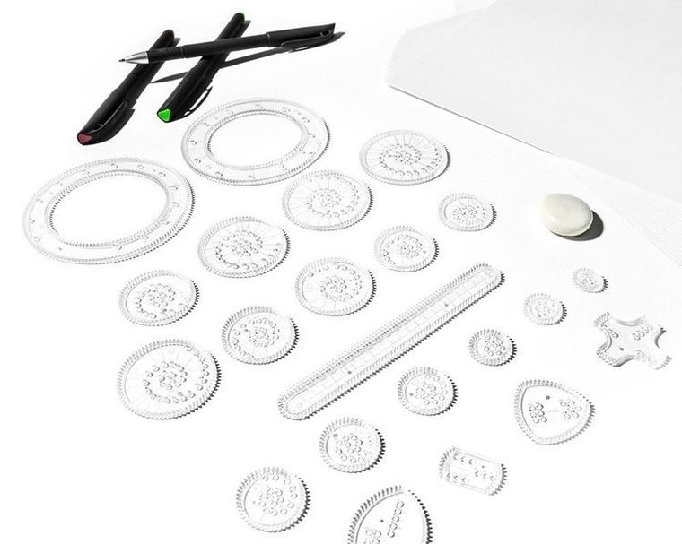 Spirograf, zestaw kreatywny