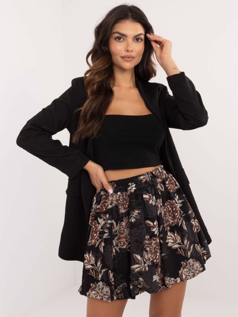 Spódnica damska, czarna, Italy Moda