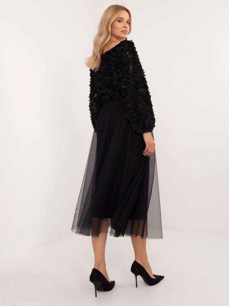 Spódnica damska, czarna, Italy Moda