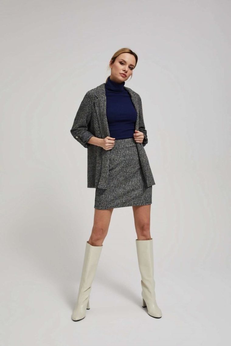 Spódnica damska, czarna, Moodo