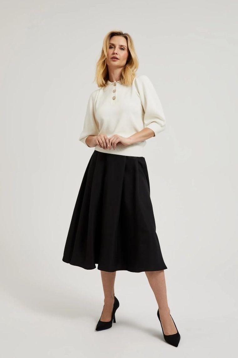 Spódnica damska, czarna, Moodo