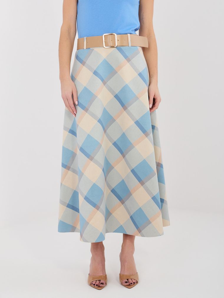 Spódnica damska, niebieska, Italy Moda