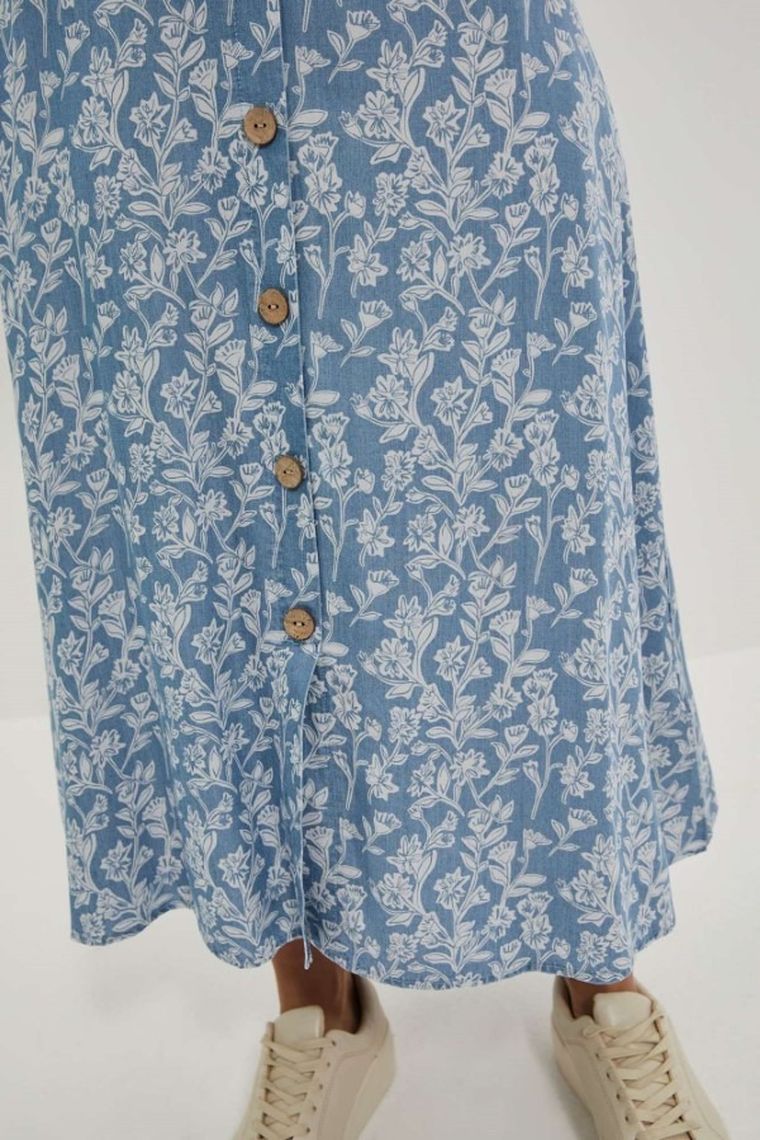 Spódnica damska, niebieska, Moodo