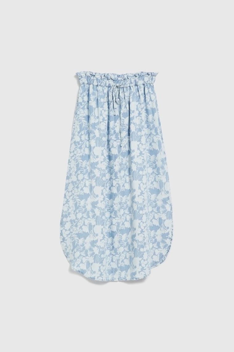 Spódnica damska, niebieska, Moodo