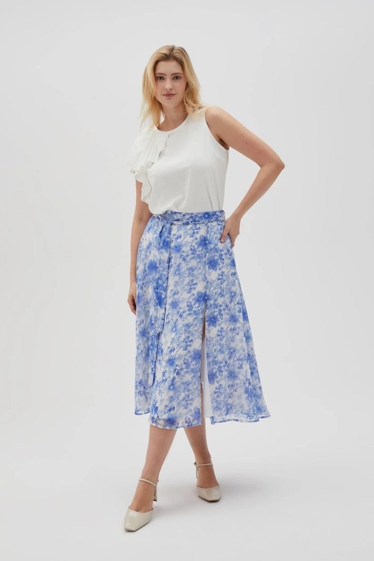 Spódnica damska, niebieska, Moodo