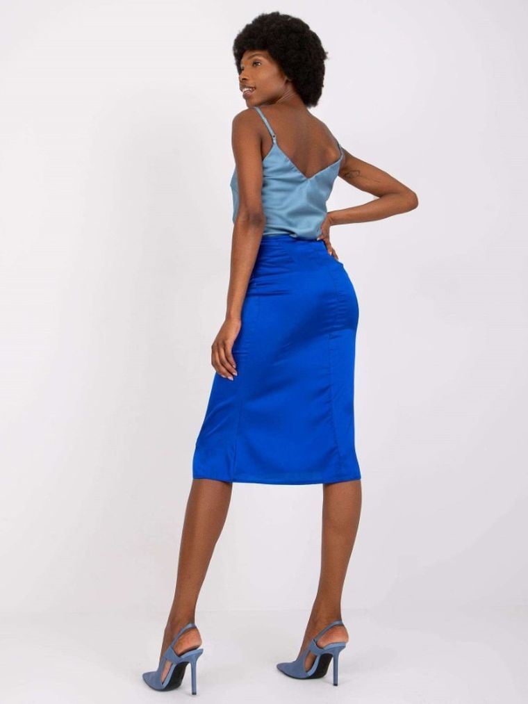 Spódnica damska, niebieska, Rue Paris