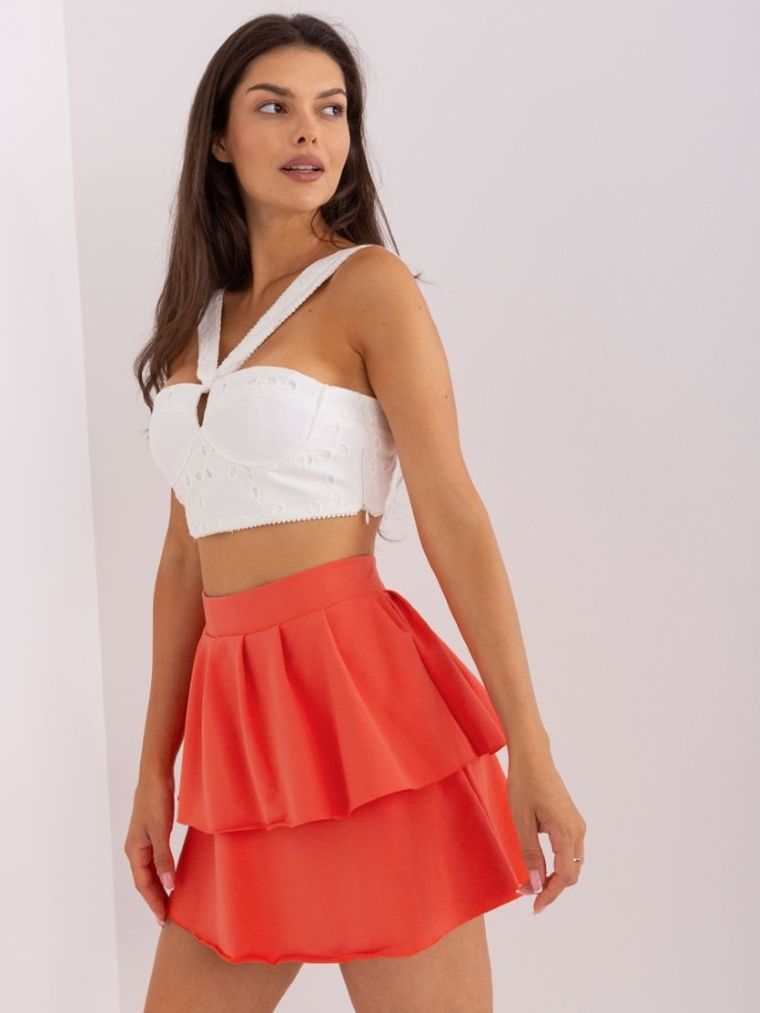 Spódnica damska, pomarańczowa, Lily Rose