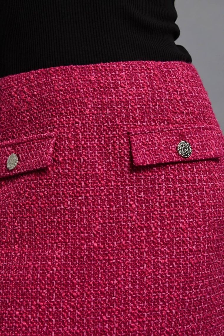 Spódnica damska, różowa, Moodo