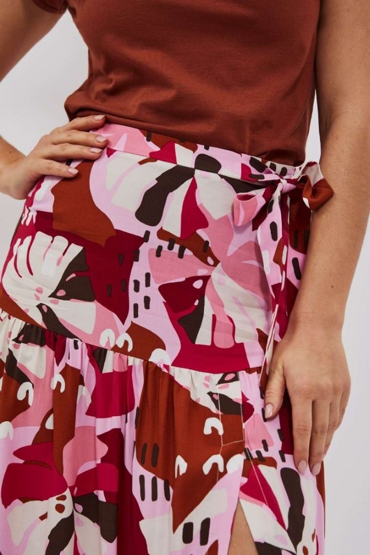 Spódnica damska, różowa, Moodo