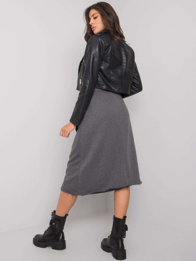 Spódnica damska, szara, Basic Feel Good