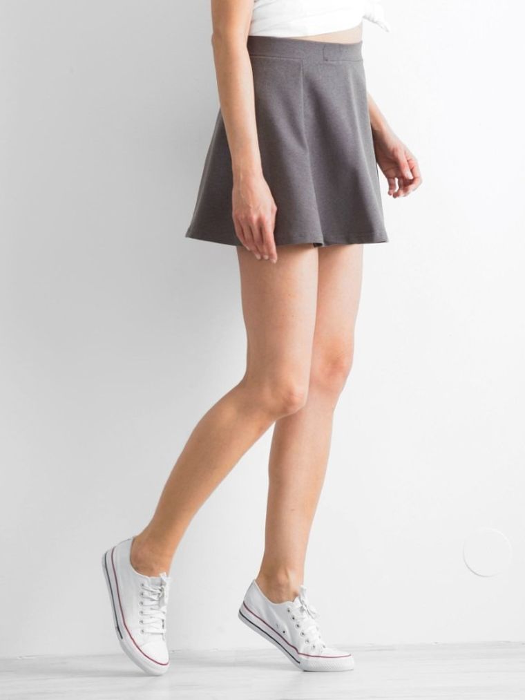 Spódnica damska, szara, Factory Price