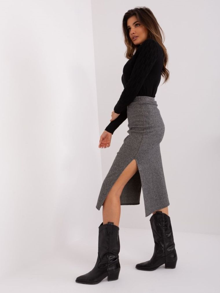 Spódnica damska, szara, Lakerta